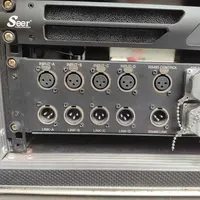 Amplificateur de puissance professionnel Seer 4 canaux, montage en rack 2U, amplificateur audio de scène 4 entrées-4 sorties