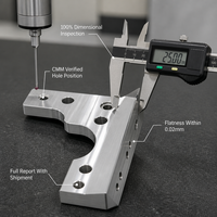 Support de montage en L usiné sur mesure par CNC, en aluminium et acier inoxydable, pièces de fraisage de précision ±0,02 mm, fabrication OEM selon dessin