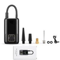 Pompe à air portable pour voiture en ABS avec éclairage intelligent, affichage numérique sans fil, mini gonfleur de pneus pour voitures et véhicules électriques