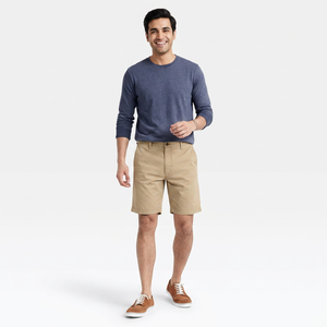 Usine été personnalisé décontracté Chino Golf court en gros qualité kaki garçons Shorts hommes Shorts pour MenDDP expédition - Product Image 1