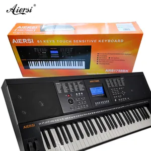 Aiersi מותג נייד MIDI USB פסנתר מקלדת 61 מפתחות אלקטרוני איבר מכירה לוהטת לפרק שעשועים ביצועים