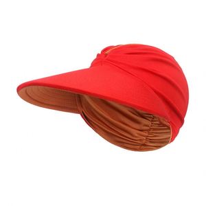 Sombrero de Playa para Mujer, Doble Cara, Protección Solar, Visera para Exteriores - Product Image 4