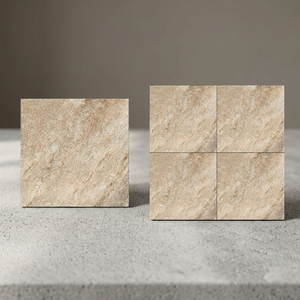 Barato acabado mate resistente al calor antideslizante rústico 16x16 cerámica porcelana exterior resistente azulejo piso para entrada y estacionamiento - Product Image 1