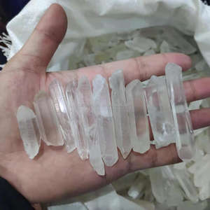 Commercio all'ingrosso di cristallo naturale artigianato bianco bacchetta terminato punto <span class=keywords><strong>grezzo</strong></span> <span class=keywords><strong>quarzo</strong></span> chiaro per la guarigione - Product Image 1