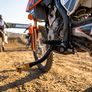 Palanca de Freno Trasero Mecanizada por CNC Compatible con <span class=keywords><strong>125</strong></span>-500 SX XC XC-F, Piezas de Mejora Duraderas de Aluminio para Motocross - Product Image 3