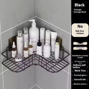 Estante de Esquina de Acero Inoxidable con Adhesivo Fuerte, Venta al por Mayor de Fábrica, Estante Triangular sin Perforaciones para Baño, Cocina, Sala de Estar - Product Image 5