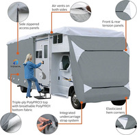 Garantie de qualité de luxe en polyester pour camping-car étanche de 29 'à 32' Housse de camping-car de classe C