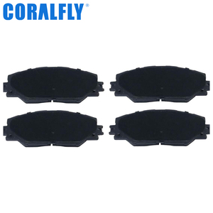 Plaquettes de frein haute performance 45022-S5D-415, plaquettes de frein à disque avant en céramique pour Honda - Product Image 3