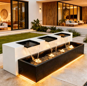 Cascadas Galvanizadas de Alta Calidad para Exteriores, Decoración Acuática, Gran Venta en el Mercado - Product Image 6