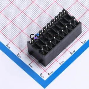 DB2EVHBG-3.5-2*9P-BK Plug-in Terminal Block Through hole,P=3.5mm Connector Board-to-Board / Socket Closed Snap Fixing 2x9P 3.5mm - Product Image 2