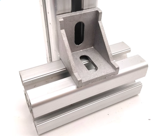 Connecteurs d'angle noirs pour profilé en aluminium série 2020 3030 4040 4080 cadre de course Sim support de connexion à angle de 90 degrés - Product Image 5