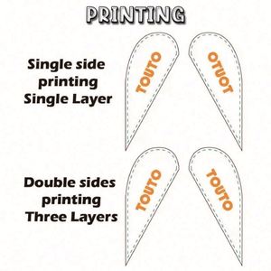 <b>Cheap</b> Advertising Banner Backdrop Walking Flag X Frame Rectangle Backpack Flag Pole - Product Image 4