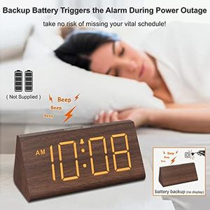 Projection Alarm <b>Clock</b> <b>Digital</b> Snooze Function Backlight <b>Wall</b> Desk Table <b>Clock</b> With Time Projection - Product Image 4