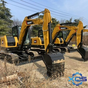 Mini-excavatrice d'occasion SANY SY60 avec moteur, poids opérationnel de 6 tonnes, composants PLC et de transmission - Product Image 1