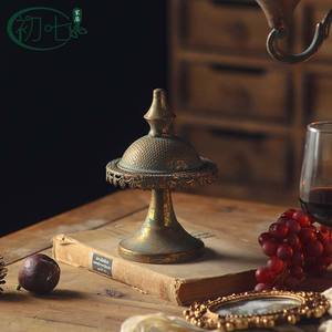 Plateau à fruits en fer forgé rétro américain, accessoire décoratif en métal pour studio photo, accessoire de photographie de produits A3393 - Product Image 4