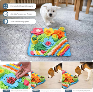 Anti Slip Bottom Pet Treats Feeding Mat Snuffle Mat for Dogs <b>Cats</b> Rabbits - Product Image 6