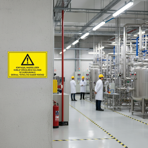 Chemical Spill <b>Sign</b> Alert Authorized Personnel & Stop Work Immediately-Office/Building Decorative <b>Lighting</b> - Product Image 3
