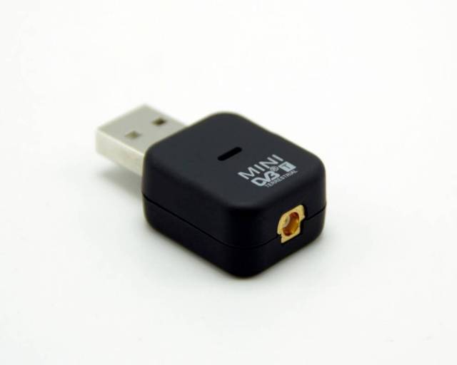 USB Mini DVB-T RTL-SDR Realtek RTL2832U Amp  R820T Tuner Receiver Dongle MCX Input FM&amp  DA-B Adapter for DVB-T