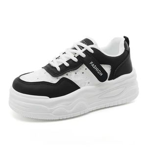 LYKU 2026 Hecho en China, Zapatos Deportivos de Mujer con Cordones, Suela Gruesa, Malla Transpirable, Antideslizantes, para Primavera, Verano y Otoño - Product Image 4