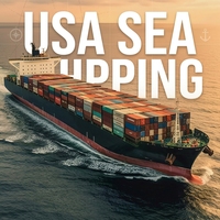 Transitaire maritime abordable FCL/LCL, agent d'expédition DDP, dédouanement, transport de marchandises surdimensionnées vers les États-Unis