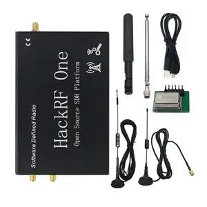 Hackrf một R9 1MHz-6GHz phần mềm được xác định đài phát thanh nền tảng v2.0.0 GPS Simulator với vỏ bốn ăng ten