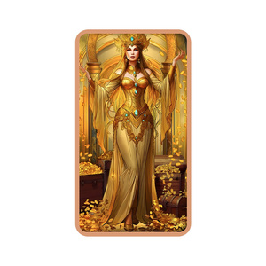 Tarjetas de Tarot de las <span class=keywords><strong>Siete</strong></span> <span class=keywords><strong>Pecados</strong></span> <span class=keywords><strong>Capitales</strong></span>, Tarjetas de Oráculo con Arte Colorido de Mujeres, Monedas de Cobre, Barra de Lingotes de 1oz con Pureza del 999 - Product Image 5