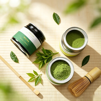 Boîte en métal de qualité alimentaire, noir mat et blanc, pour café en poudre, thé, matcha, 40g, 150g, 350g, emballage prêt à expédier