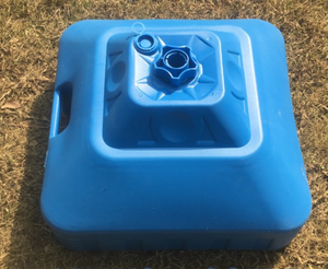 Bãi biển Ngoài trời Ô cơ sở vuông nước đầy, bãi biển nhỏ ô cơ sở đứng trọng lượng nhựa Đồ Gỗ Ngoài Trời HDPE + thép - Product Image 6