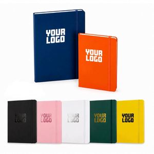 Premium Customizable PU Leather Notebook Promo Business Corporate Gift Bulk Order Logo Printing Notebooks Wholesale - Product Image 1
