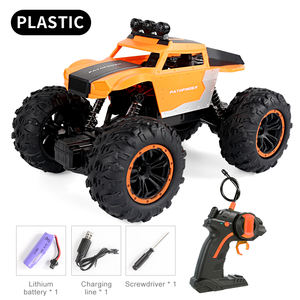 Coche <span class=keywords><strong>RC</strong></span> Todoterreno 4x4 con Control Remoto, Luces LED, Motor Potente, Neumáticos TPR Duraderos, Alcance de 40m, 4 Canales - Product Image 4