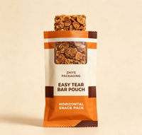 Sachet Doypack refermable personnalisé avec fenêtre transparente de qualité alimentaire pour l'emballage de fruits secs, noix, snacks et bonbons