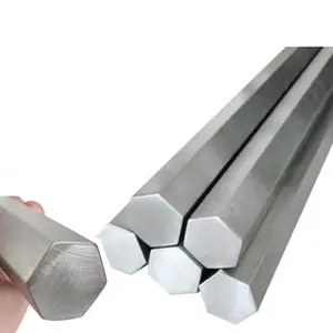 Laminado a quente 201 304 Polido superfície brilhante Aço Inoxidável Hexagonal Bar Hex Rod