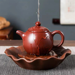 Panic buyinfg Chinese Chaozhou กาน้ำชากังฟูสีม่วงชื่อหม้อไข่มังกร - Product Image 5