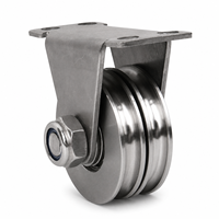Système de poulie de levage à faible bruit pour porte de garage, avec anneau de levage à double roue sur rail en acier inoxydable moderne et câble métallique