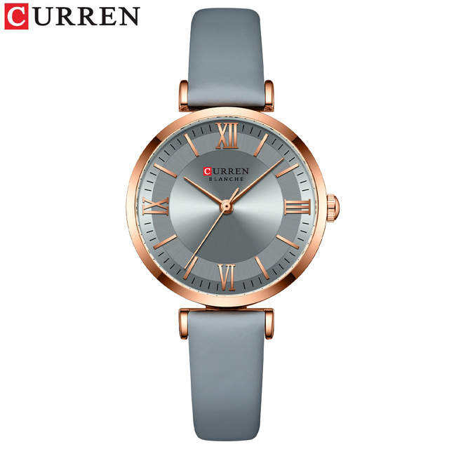 4 Rose Case Gray Dial Gray Band