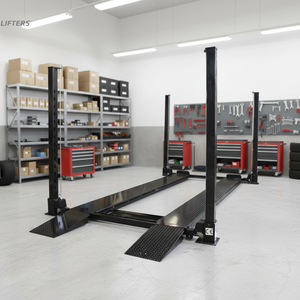 Vente en gros d'usine, équipement d'atelier de haute qualité, élévateur automobile à quatre poteaux pas cher pour <span class=keywords><strong>garage</strong></span> à domicile - Product Image 1
