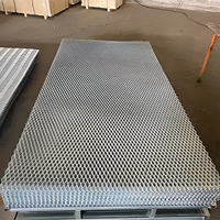 Grillage métallique expansé en acier au carbone certifié ISO 9001 CE, à mailles losangées surélevées, pour passerelles et plateformes de construction