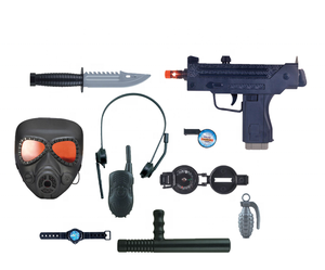 Juego militar de plástico que funciona con batería, pistolas de juguete con sonido ligero - Product Image 5