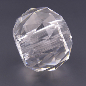 Bola esférica <span class=keywords><strong>de</strong></span> <span class=keywords><strong>cristal</strong></span> facetada sólida con agujero para lámpara <span class=keywords><strong>de</strong></span> mesa MH-Q0216 - Product Image 2