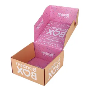 कस्टम लोगो पैकेजिंग बड़े गत्ता गत्ते का डिब्बा मेलर बॉक्स बेबी वस्त्र जूते नालीदार पैकेजिंग कागज शिपिंग बक्से
