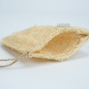 Éponge de loofah personnalisée avec logo, sac à savon en éponge de concombre naturelle, serviette de bain durable en pulpe de concombre, filet moussant pour le bain, produits de bain - Product Image 5