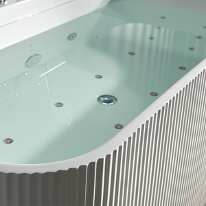Bañera de hidromasaje independiente moderna de acrílico para interior, tipo Jacuzzi - Product Image 4