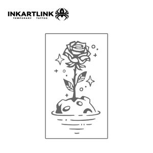 Adesivi per Tatuaggi Semi-Permanenti all'Ingrosso di Alta Qualità, Design Personalizzato Pianeta Rosa, Impermeabili, a Base di Succo Naturale di Frutta, Lunga Durata - Product Image 3