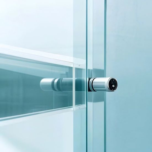 Dosseret mural personnalisé en verre bleu trempé givré de 6mm <span class=keywords><strong>protection</strong></span> contre la rupture table basse en verre blanc trempé - Product Image 2