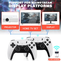 Console de jeu sans fil GD10 PRO 2,4 GHz avec deux manettes, prise en charge 64G/128G/256G, stick de jeu 4K, projecteur TV, manette de jeu