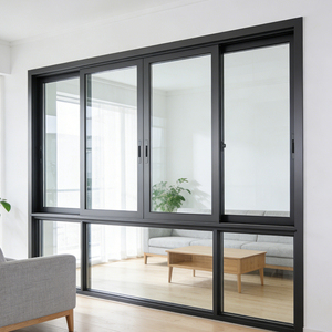 Ventana Corredera de Vidrio con Marco de Aluminio, Gran <span class=keywords><strong>Vista</strong></span>, Panel Amplio, Buen Sellado, Precio Económico, para Renovación del Hogar - Product Image 1