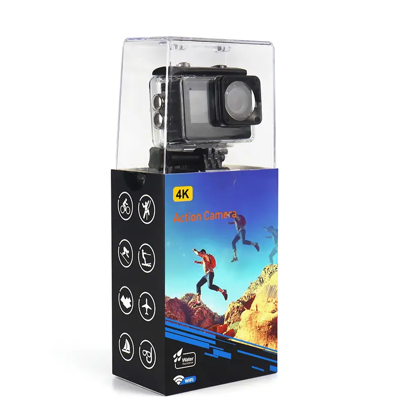 Hot Sale Video Camcorder 2 Inch Wifi Sport Action Camera waterproof 4k Action Camera Eis be unique Underwater Sport Camera