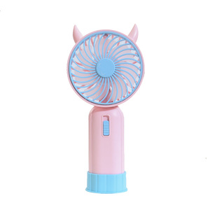 Ventilateur portable à main avec lumière, batterie rechargeable, moteur DC 5W, 8h d'autonomie, commande par bouton - Product Image 5