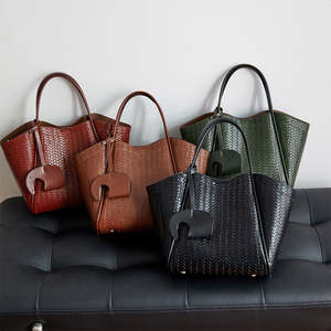 Sac tissé de haute qualité, sac à main pour femme, grande capacité, sac tissé pour femme - Product Image 3