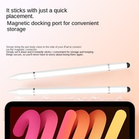 Stylet capacitif universel 3-en-1 amélioré en plastique pour écrans tactiles Android et iPad et téléphones mobiles MEEPSS MPS195